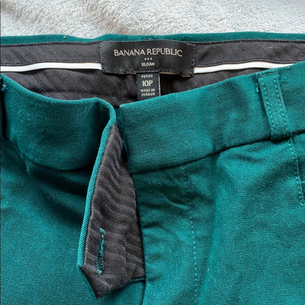 Banana Republic Green Work Pants